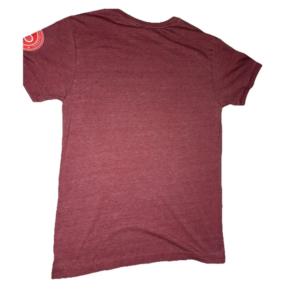 Universal Studios Tour TShirt Mens M Burgundy Excellent 60th Anniversary Graphic